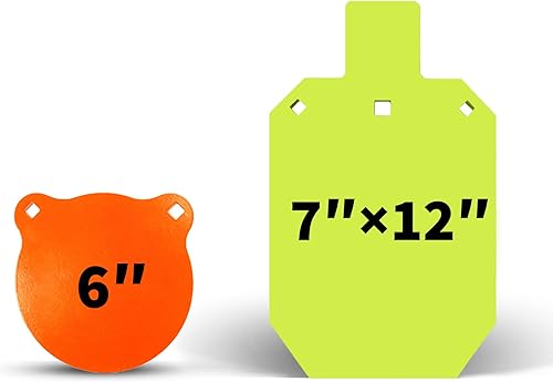 Vista 27 de Highwild Combo de objetivos de tiro de acero AR500 - 1/2" 3/8" de grosor