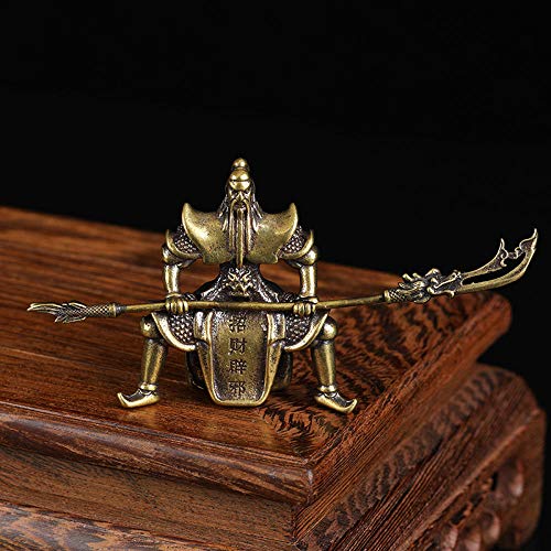 Statue en cuivre et figurines miniatures en laiton Feng Shui pour décoration de table