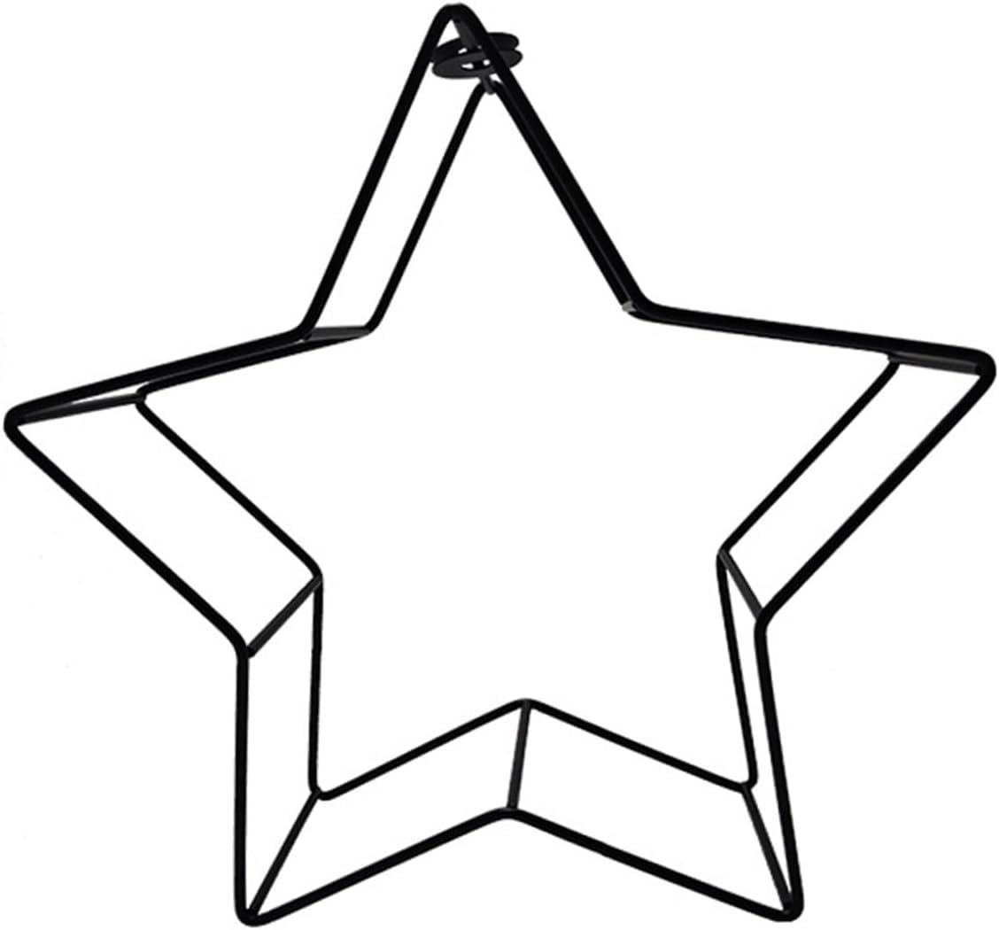 Creative Star Shaped Iron Art Lamp Shade Decorative Hollow Carved Light Cover for Wall Floor Ceiling Lamps Chic Vintage Style Home Decor Suitable for Living Bedroom Lighting