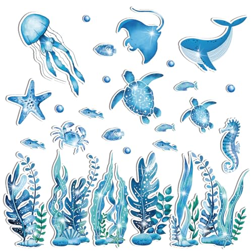 Imanes Decorativos Ocean Cruise Azul Animales Marinos