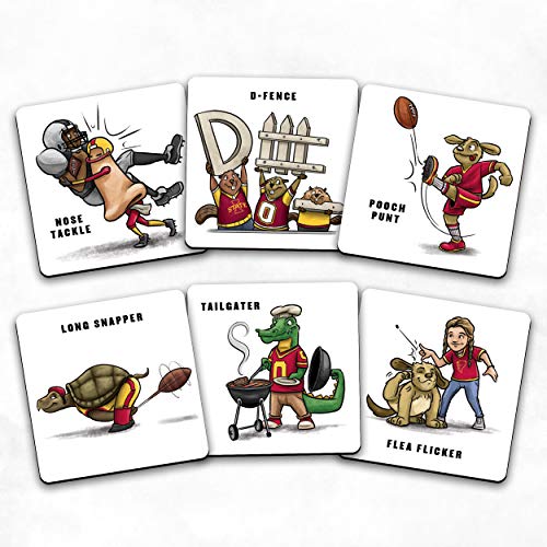 Image of YouTheFan NCAA Officially-Licensed Memory Match Game - Humorous, Team-Specific, Original Hand-Drawn Artwork, Fun for the Whole Family, for Fans Young and Old