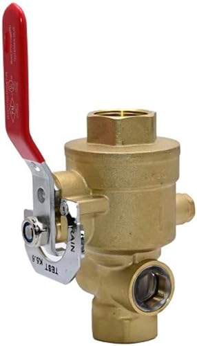Miniatura 3 de Válvula, Prueba y drenaje, Latón, 1" Hembra NPT, 1" Hembra NPT, Tamaño del orificio 12" (K5.6), Fast Fire Parts