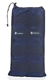 Equinavia Cool Relief Therapy Ice Boots Leg Wraps Pair for Horses, Gel Pack with Adjustable Straps | 16.5' x 15.5' with Storage Bag - Navy Blue - Pair - One Size