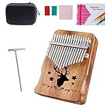 【LEICHT ZU TRANSPORTIEREN UND SPIELEN】KALIMKA kommt mit einer EVA-Aufbewahrungstasche, so dass Sie dieses kompakte Fingerpiano überall mit hinnehmen und während der Reise spielen können. Sie brauchen keine Musikgrundlagen, Sie müssen nur die Taste mit dem Daumen oder Finger drücken, wodurch es perfekt für Anfänger geeignet ist. Das englische Handbuch wird Ihnen helfen, dieses Fingerpiano einfach zu stimmen und zu spielen. Es ist ein einfach zu spielendes Instrument.