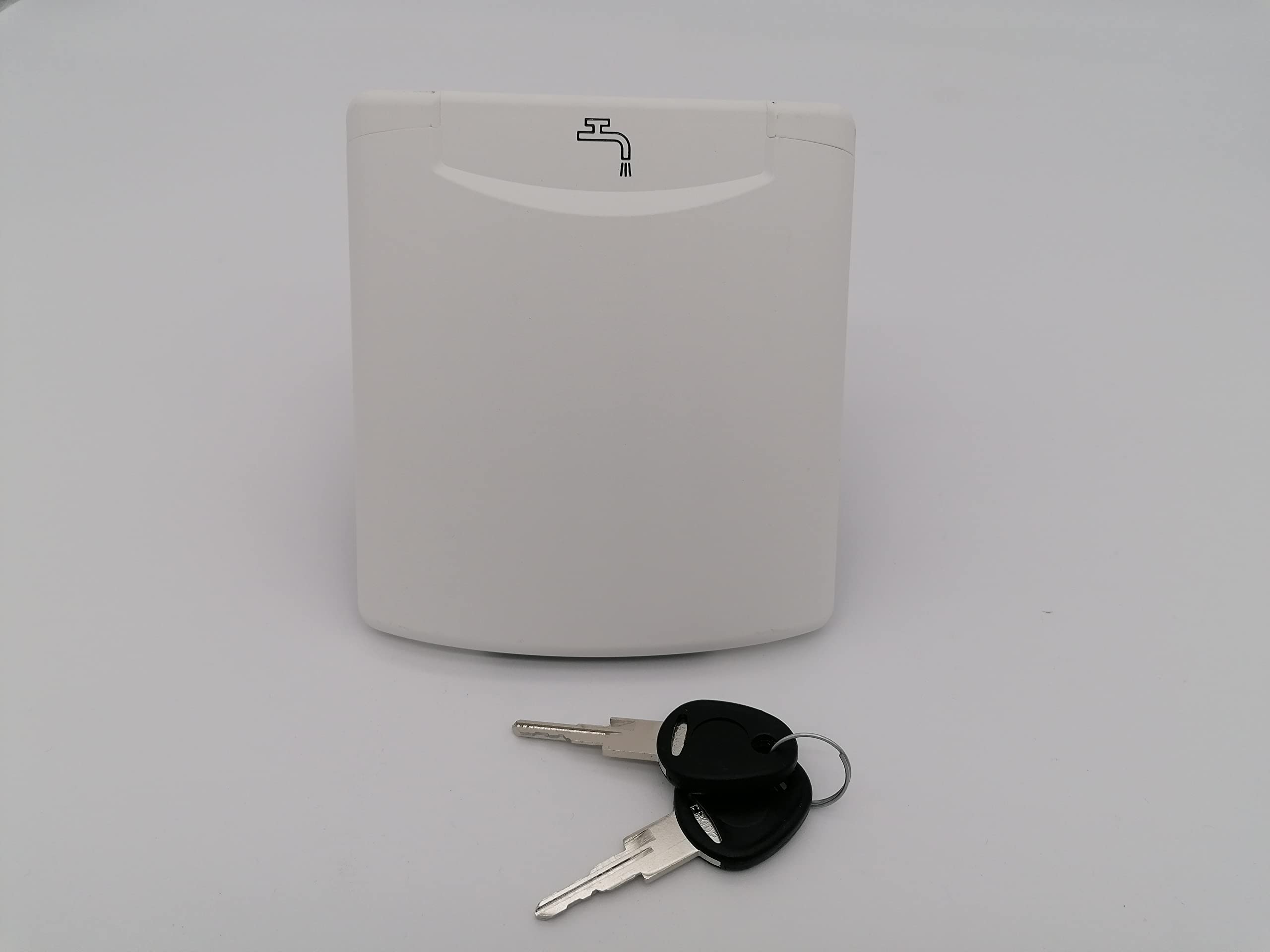 CR-MOESANCO® KIT Bocana Llenado + Tornillos INOX Caravana Aguas Limpias Autocaravana,Camper Tapon Deposito Barco con Tapa