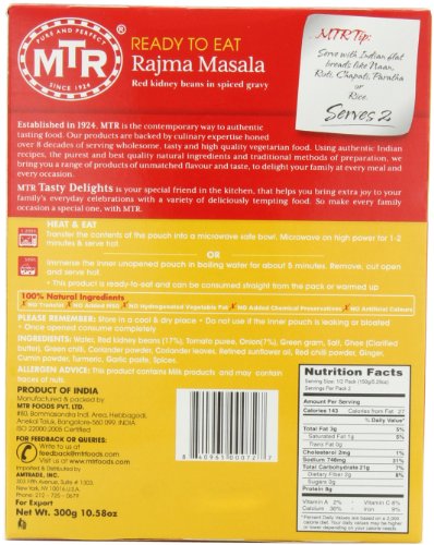 Mtr Rajma Masala, 10.58-Ounce Boxes (Pack Of 10) #TOP1