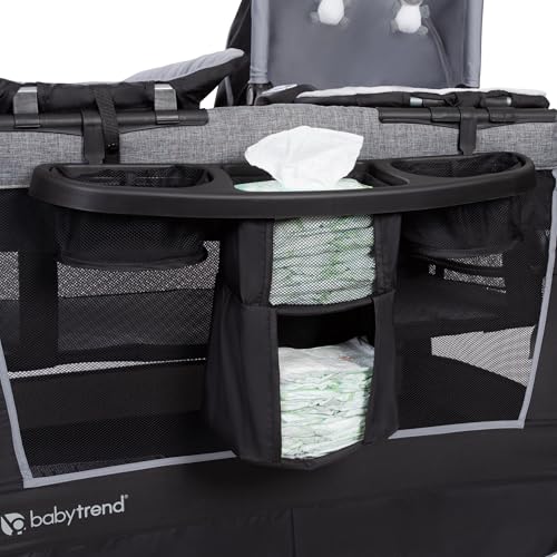 Image of Baby Trend Simply Smart Nursery Center, Whisper Grey