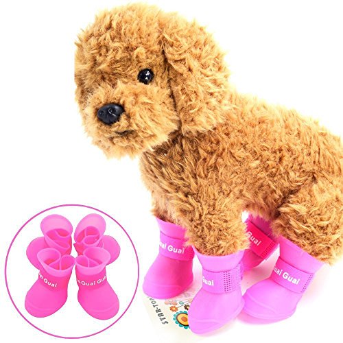 wuxian waterproof dog shoes