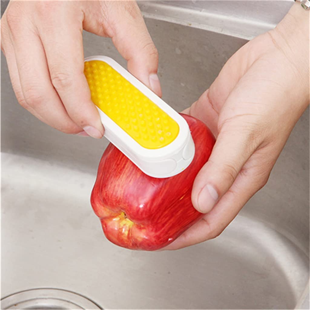 JFDBGU 3 in 1 Vegetable Peeler Fruit Grater Vegetable Washer Multifunctional Vegetable and Fruit Cleaning Tool