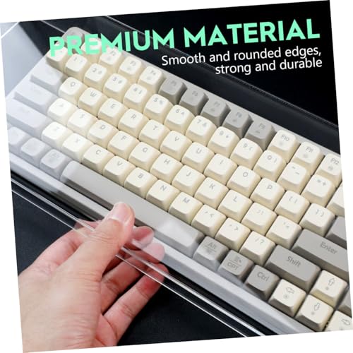 Cubierta antipolvo para teclado de escritorio transparente VANZACK protector doméstico 6