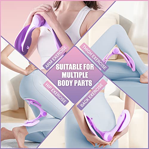Thigh Trainer Thigh Exerciser for Women, Enhanced Resistance Hip and Pelvis Trainer, Inner Thigh Exercise Equipment Kegel Exercise Products for Women Home Gym(Violet) by COFOF - Image 7