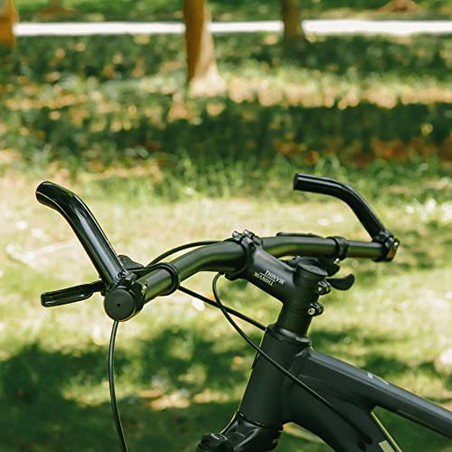 Thinvik Bike Bar Ends, Aluminium Alloy MTB Bicycle Handlebar Ends, Bike Bar Extender for Mountain Bike, Black - Thumbnail 3