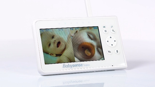 Caméra Supplémentaire Babysense V43 - Zoom Inclinable + Vision Nocturne Pour Moniteur Bébé