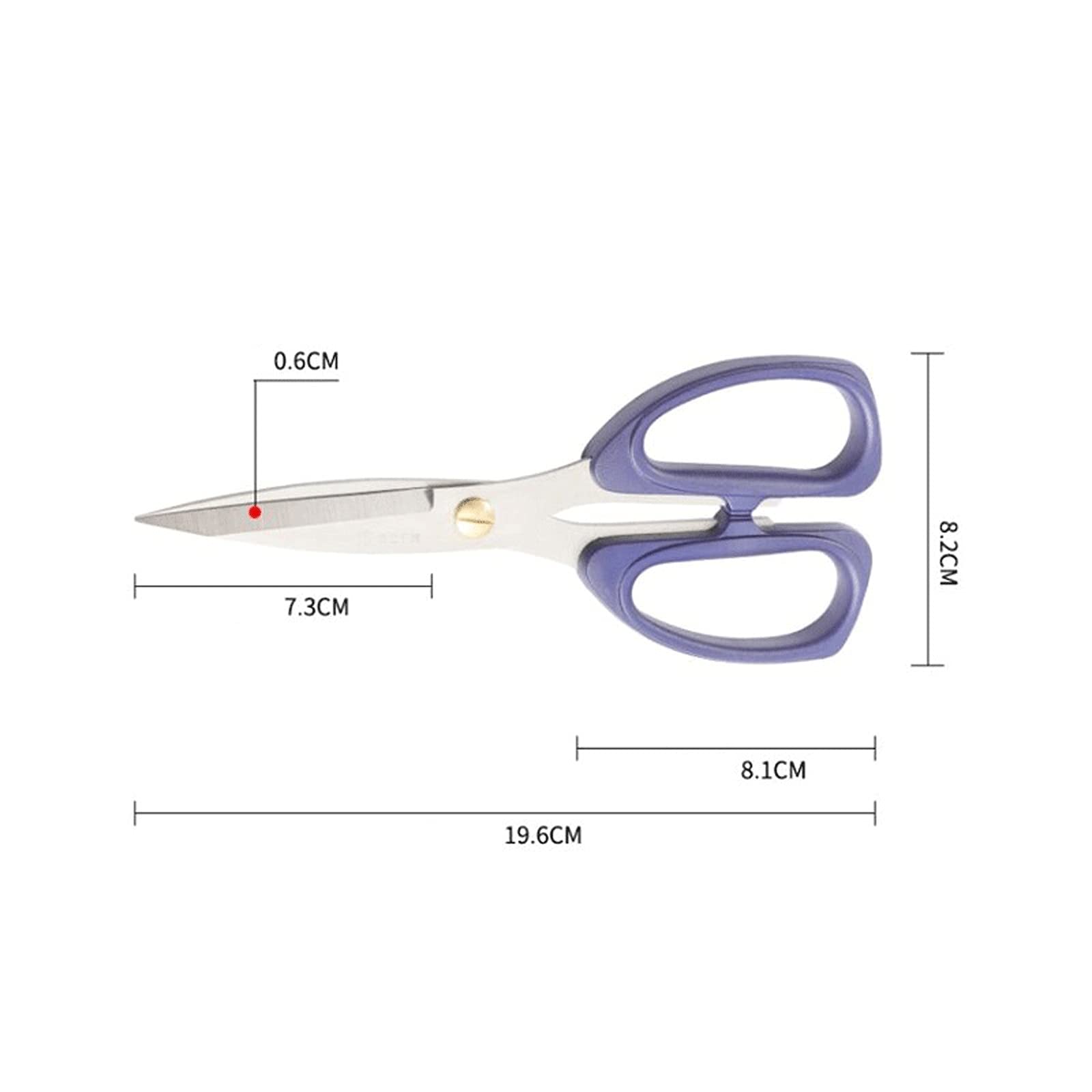 Forbici Artigianali Forbici Artigianali, Forbici Multiuso, Forbici da Sarto for Ufficio, Casa, Tessuto o Forniture for Cucito-Forbici da 19,6 cm