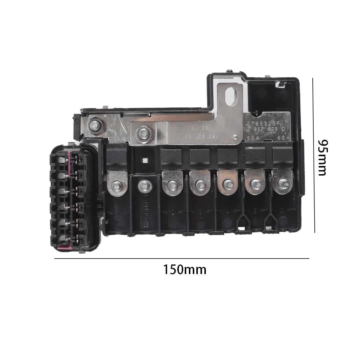 180937550A Scatola dei fusibili della Batteria dell'auto Scatola dei fusibili Terminali della Batteria Blocco portaterminali Accessori 6R0937621 per VW Jetta MK6 Polo Santana