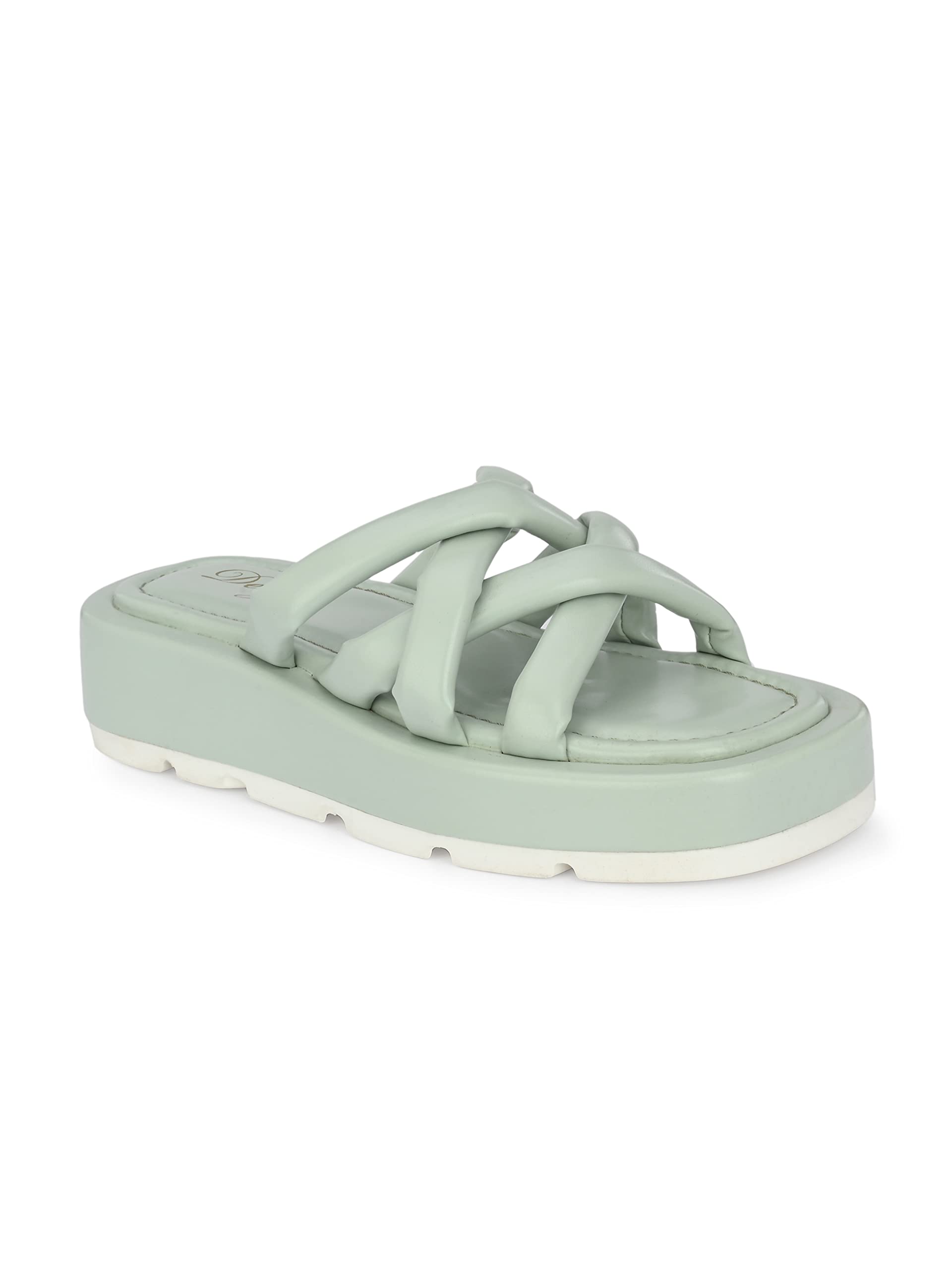 Delize Light- Mint Green Women Vegan Leather Light Weight Sandals 2812 39 (B0BT7ZHL5W) Amazon Price History, Amazon Price Tracker
