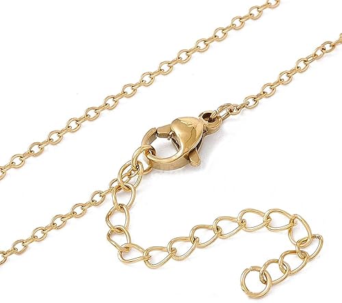 Miniatura 6 de Collar con nombre personalizado en acero inoxidable chapado en oro de 18 quilates Fuente, color y longitud personalizables Diseño elegante de