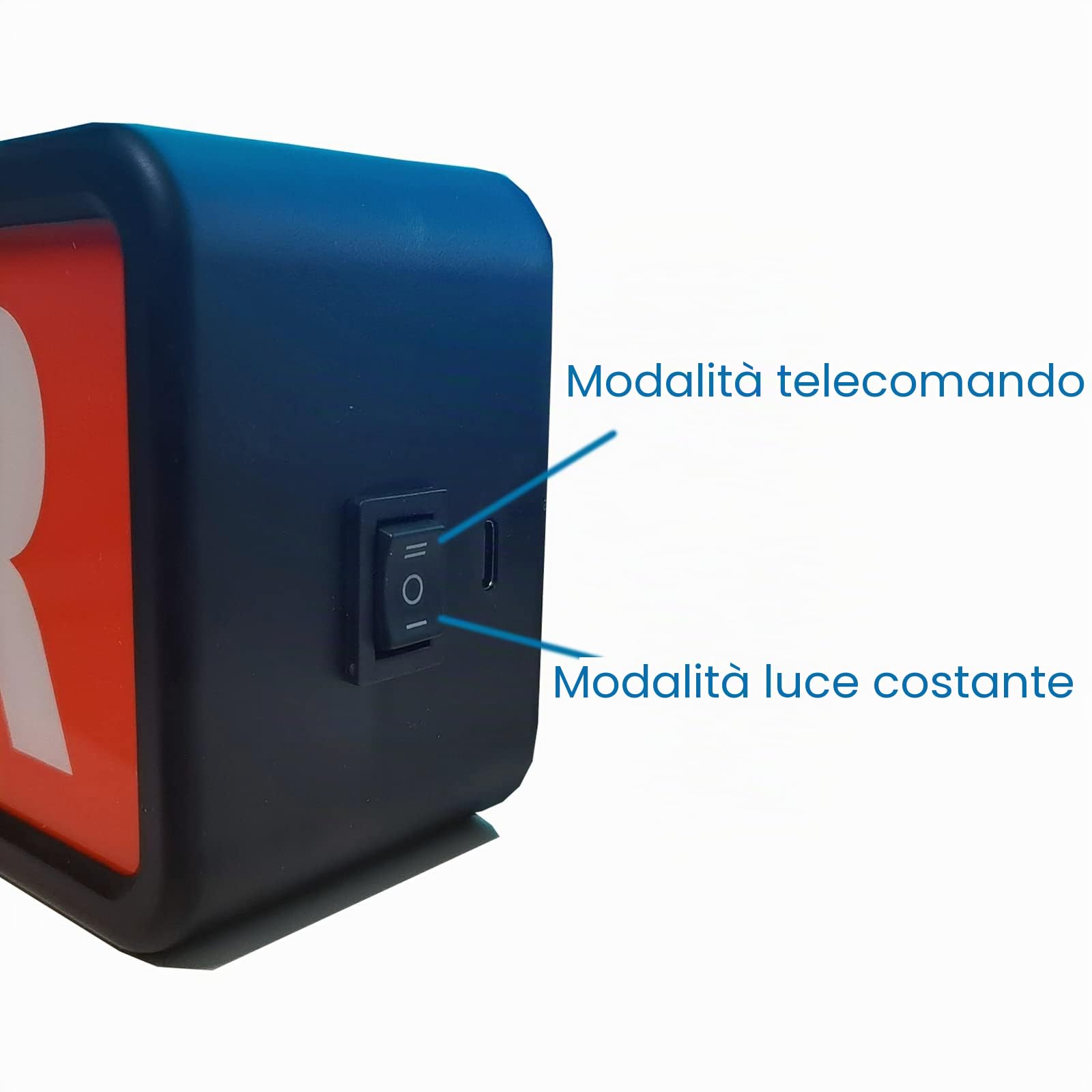 ON AIR - Segnale di avvertimento per studio (studio/studio domestico/azienda/scrivania o decorazione da parete). Pulsante di accensione e spegnimento semplice e facile.