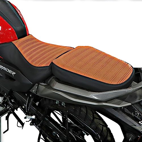 Image of TVS Seat Cover for Sweat Free Comfortable Riding| Nylon Thread Stitching for Strength| Bike Riding Accessories|Heat & UV Ray Protection|Enhanced Tear Resistance