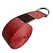 Clever Yoga 10-Foot Yoga Strap Made With The Best, Durable Cotton - Comes With Our Special "Namaste" (Red)