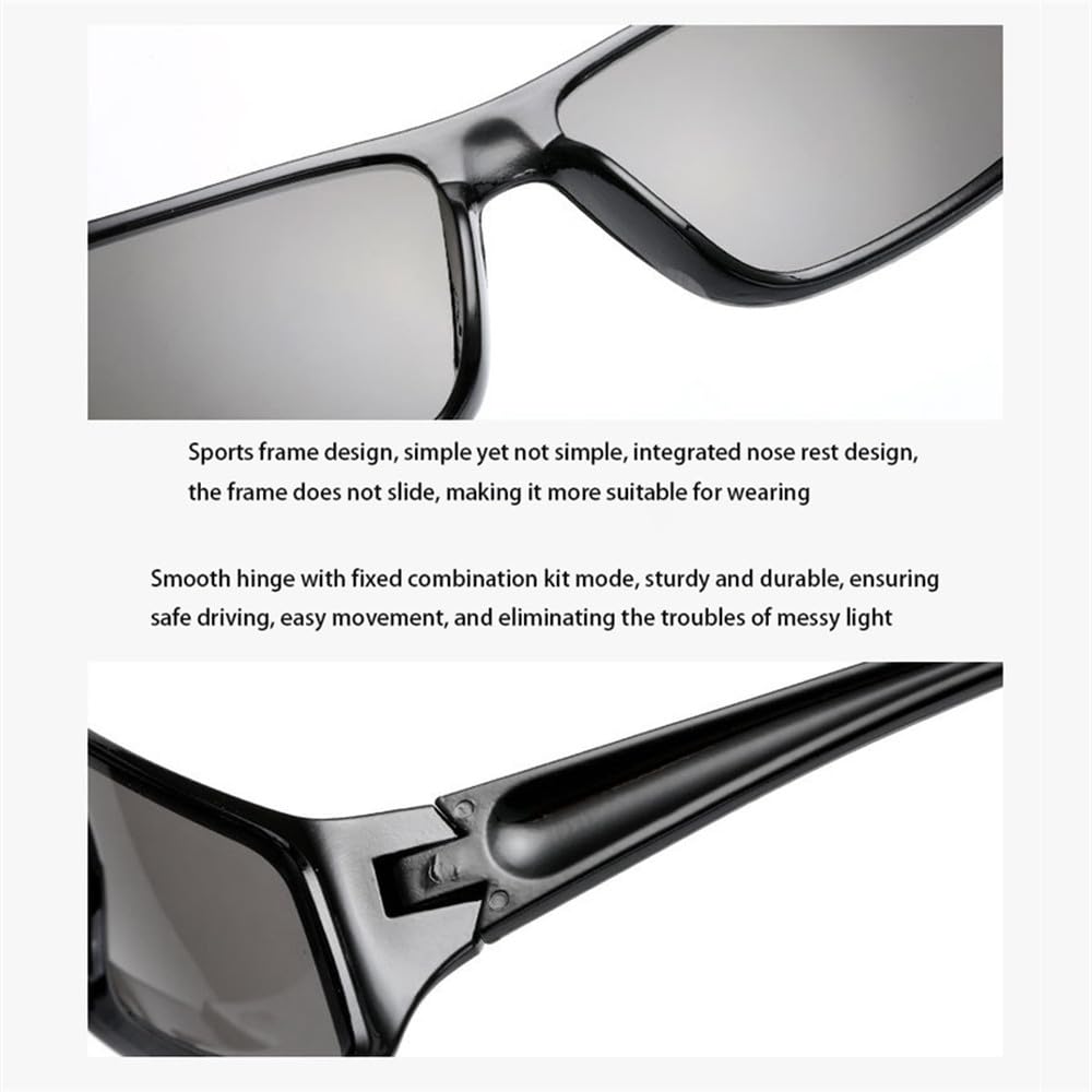 Occhiali da vista notturna classici da uomo con lenti gialle antiriflesso, occhiali da sole da donna per la guida nottur