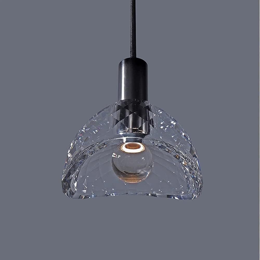JKJZSALJ Crystal Chandelier Recessed Pendant Light Adjustable Ceiling Lighting Brass Body, G9 Base,Lighting Wall Sconce,