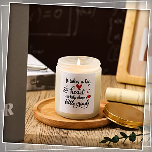 Teacher Appreciation Gifts Teacher Gifts From Student Sweet Cool Candles Teacher Scented Jar Candles, For Teacher Women Graduation Birthday Home Decor, 9 Oz (Gardenia, Takes A Big Heart) #TOP6