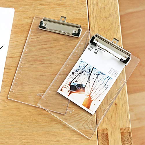 Schowek na przybory biurowe A5 Przezroczysta podkładka do pisania Tablica teczek Papier testowy Schowek na dokumenty Plastikowe teczki na dokumenty Szkolne materiały biurowe Trwały klips o niskim pro