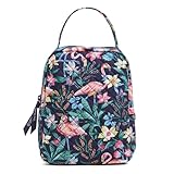 Vera Bradley Cotton Bunch Lunch Bag, Flamingo Garden