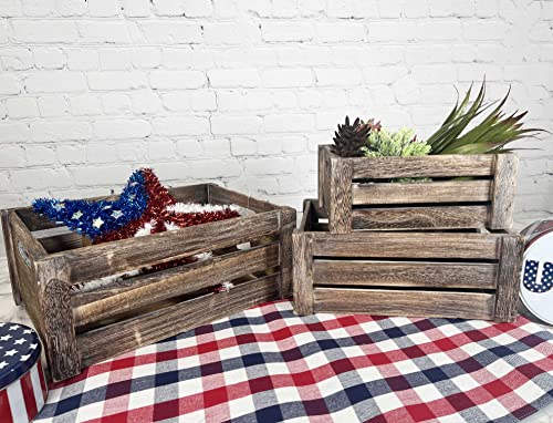 Admired-By-Nature-Wooden-Crates-Storage-Container-Big-Rustic-Light-Brown-Set-of-3-Farmhouse-Style-Decorative-Baskets-for-Home-Decor-Rustic-Decor-Nesting-Stackable-Organizers-Distressed-Wood-Crates Admired By Nature Wooden Crates Storage Container Big Rustic Light Brown Set of 3 Farmhouse Style Decorative Baskets for Home Decor Rustic Decor Nesting Stackable Organizers Distressed Wood Crates