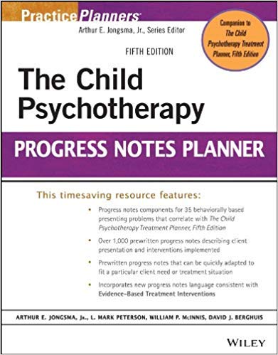 [1118066774] [9781118066775] The Child Psychotherapy Progress Notes Planner (PracticePlanners) 5th Edition-Paperback