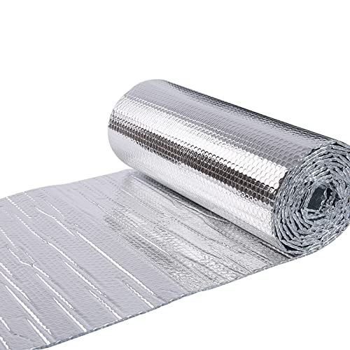 遮熱シート 屋根 遮熱シート 反射断熱材 断熱シート 遮熱材 高遮熱材 アルミシート 屋根材 外壁 住宅 対策 業務用 カーペットの下に アルミホットシート ガレージの断熱 壁断熱とかにも に防暑対策(Size:1*20m)