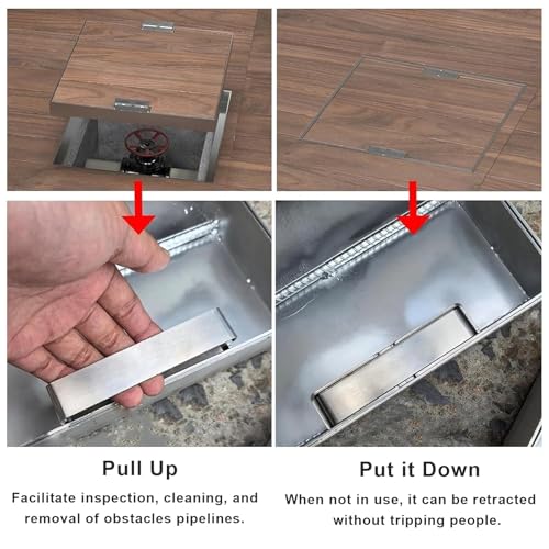 Couvercle de regard invisible solution drainage cour et sous-sol