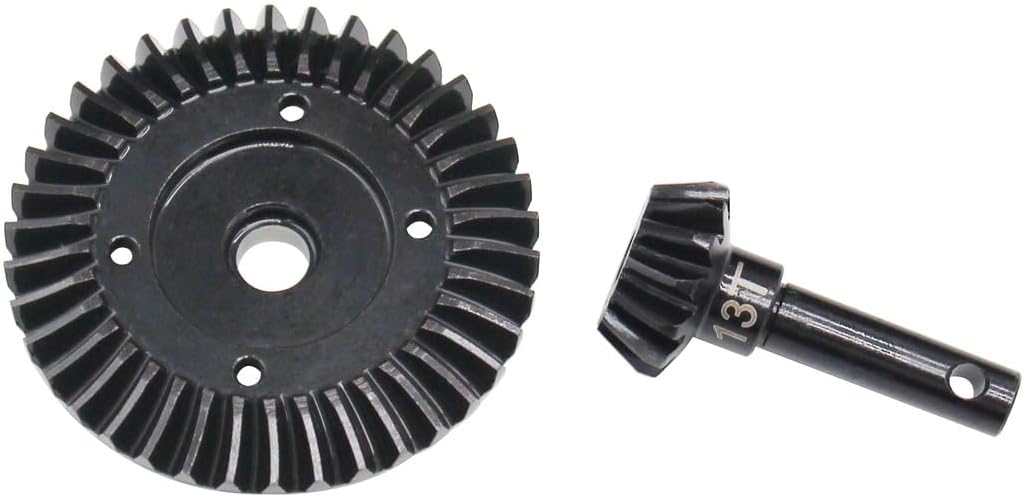 Hot Racing SWRA9383 HD Spiral Bevel Gear Set 38T/13T AX10 Stock
