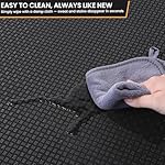 MABOZOO 0.5 Inch Walking Pad Mat, 55x24 Inch Non-Slip Treadmill Mat for Walking Pad, Treadmill, Bike, Exercise, Heavy Duty Workout Floor Protection for Carpet Floors(Black) - Image 5