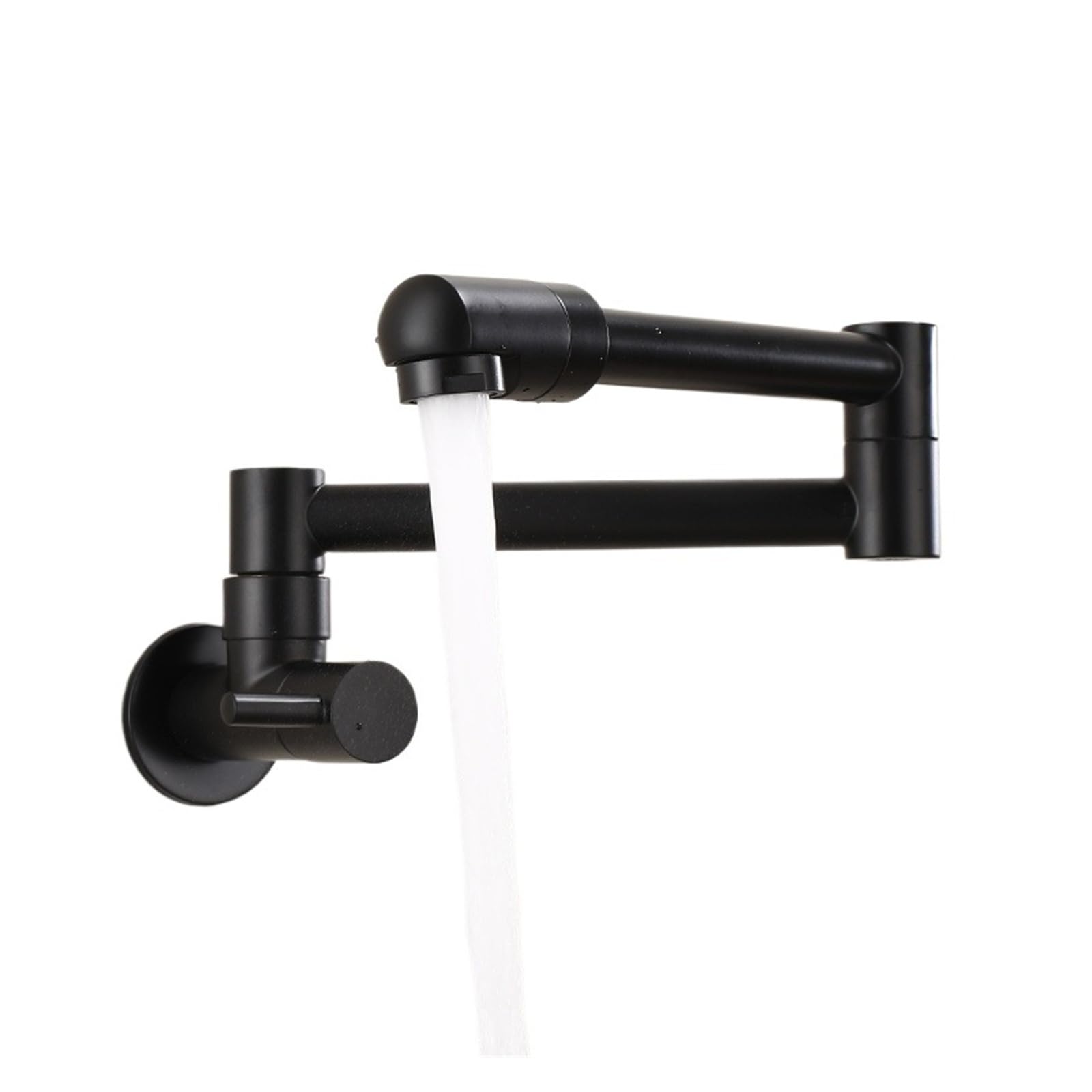 Grifos mezcladores para Fregadero Grifo de Cocina Giratorio Acero Inoxidable 304 Agua fría Individual Montaje en Pared diseño Plegable hogares Modernos y la mayoría los escenarios.