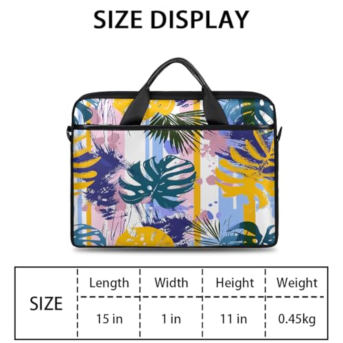 Bolso para Laptop Tropical Leaves 15 Pulgadas miniatura 2