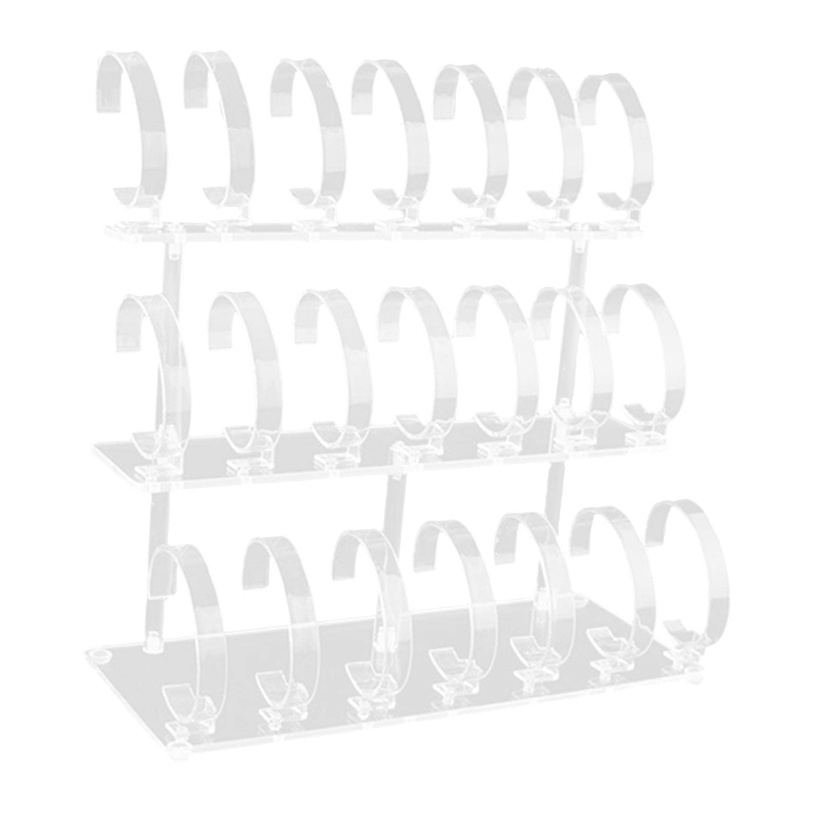 FASHIONMYDAY Fashion My Day® Wrist Watch Displays Rack Holder Showcases Transparent Organizer Stand 3 Tier | Jewelry Design and Repair (B0BXWS1K67) Amazon Price History, Amazon Price Tracker