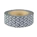 Wrapables Damask Japanese Washi Masking Tape, Black Vintage Leaf