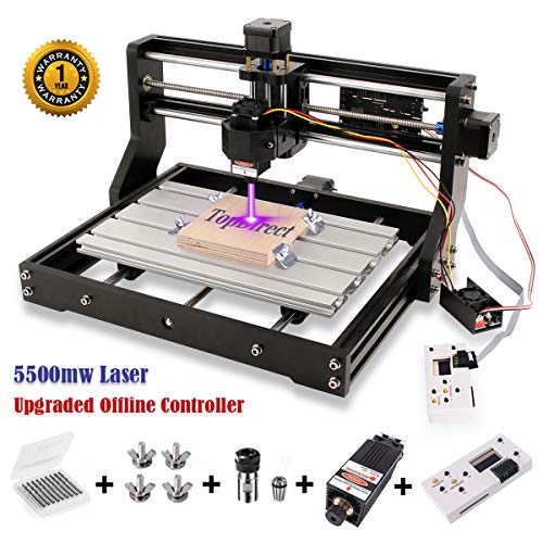 2-in-1 5500mw Laser Engraver CNC 3018 Pro Engraving Machine, GRBL Control 3 Axis