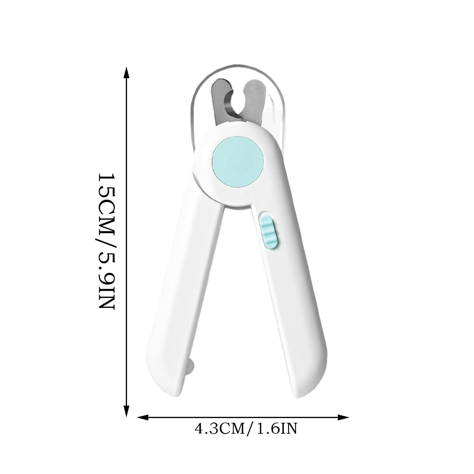 Nagelschere, Krallenknipser for Welpen mit Licht – glättendes Fellpflege-Werkzeug for kleine Tiere, Kaninchen, Vögel, Kätzchen, for den Heimgebrauch