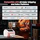Phomemo D520BT Bluetooth Thermodrucker - DHL Etikettendrucker für Etiketten 4X6, Label Printer für Barcode Versandetiketten Kompatibel mit Ebay,Amazon,Etsy,Shopify, UPS,FedEx etc,Pink