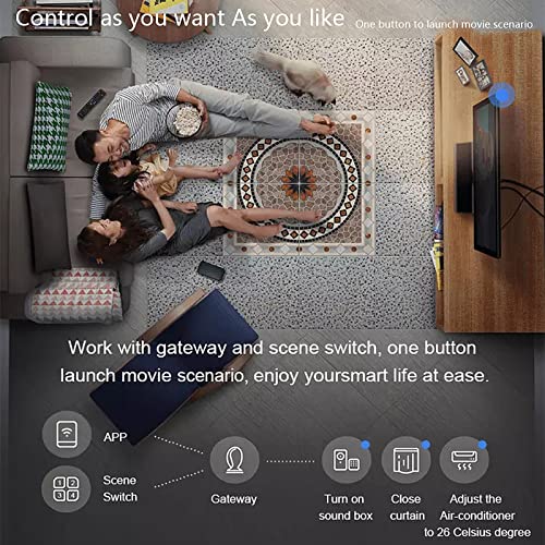 Image of Tuya Smart Zigbee Electric Curtain Motor Auto Motorized Curtain Status Track Timing APP Remote Control Compatible with Amazon Alexa Google Home for Vioce Control Smart Home Auation