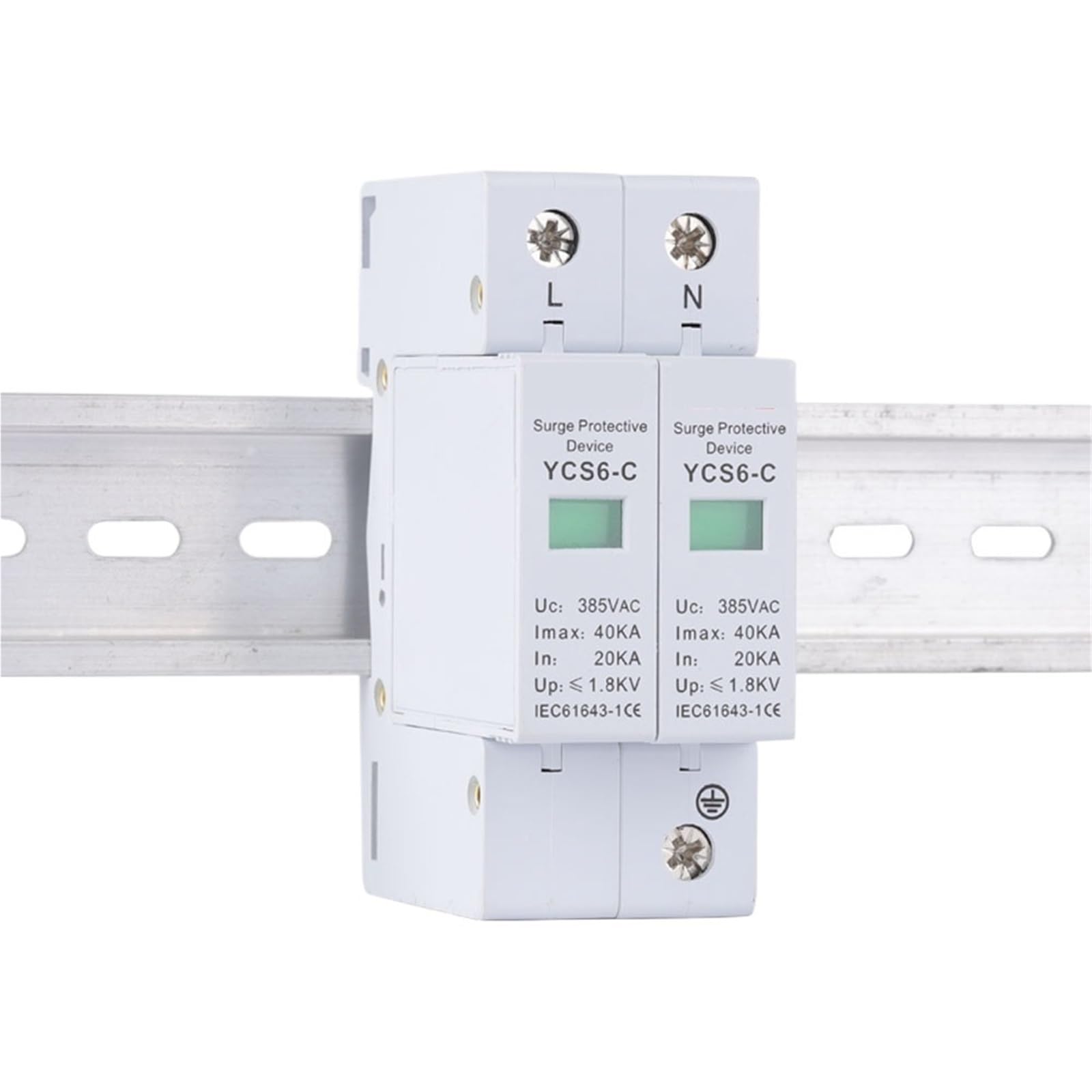 Protection contre les surtensions CNC YCS6-C AC 2P pour tableau électrique