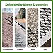Sasylvia 15 x 6 ft Geocell Base Ground Gravel Grid for Sheds Thick Collapsible Permeable Pavers Heavy Load Resistance Gravel Stabilizer Grid for Garden Driveway Slope(2 Inch)