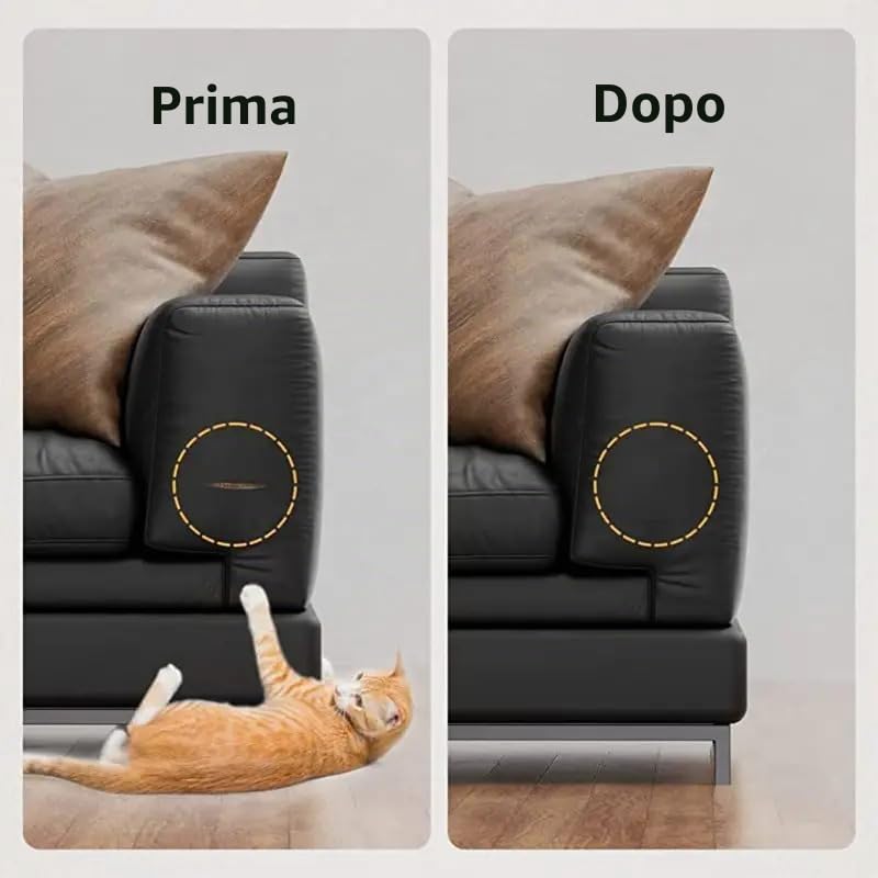 Pelle Adesiva per Riparazioni per Divani 300x40 cm | LEATHERPATCH (Nero)