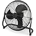 ProfiCare® Windmaschine mit 40 cm Ø | Ventilator verstellbarer Winkel | Bodenventilator 3 Stufen | Ventilator leise aus Metall | Luftkühler | Standlüfter | Raumkühler | PC-VL 3065 WM matt schwarz