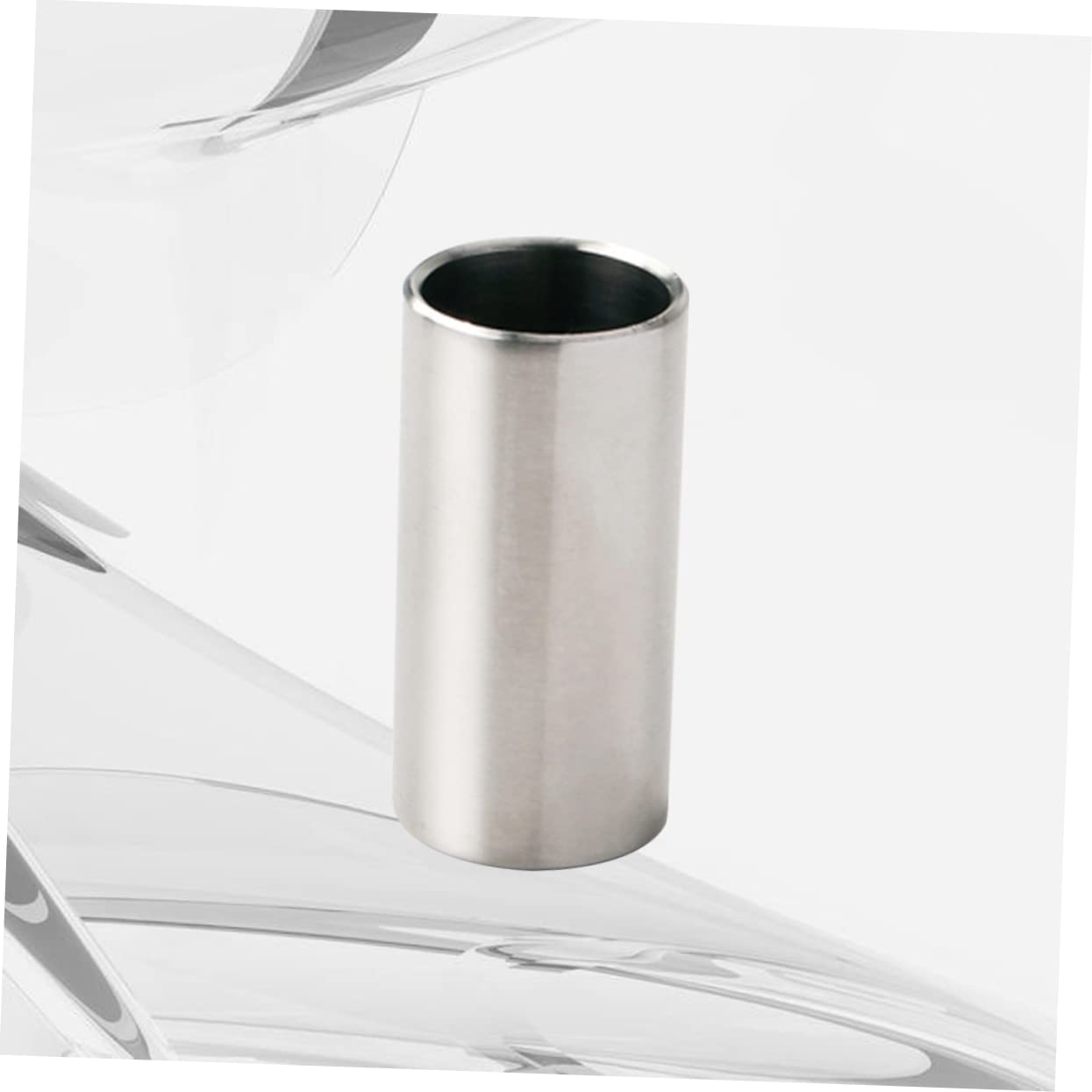TOYANDONA Slide De Guitarra De Acero Inoxidable Cromado, Tubo Deslizante De 51 Mm Plateado Para Guitarras Acústicas y Eléctricas, Control Deslizante Para Sustain y Entonación Precisa