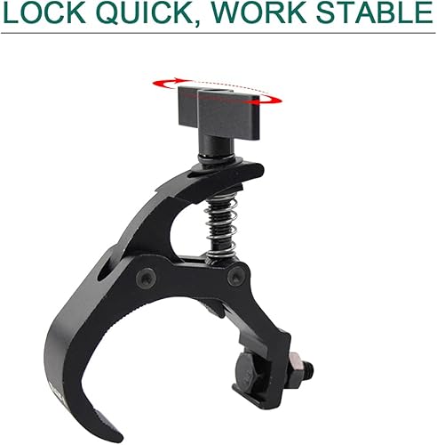 Miniatura 4 de V-Show - Abrazaderas de braguero de luz para DJ, abrazadera C, abrazadera de gancho de soporte de armadura de montaje de truss, abrazadera de