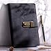 ZeriLion 240 Pages A5 Lock Journal Retro PU Leather Locking Diary Notebook - Combination Locked Journal for Privacy - Diary Notebook for Men Women Teens Boys - Black